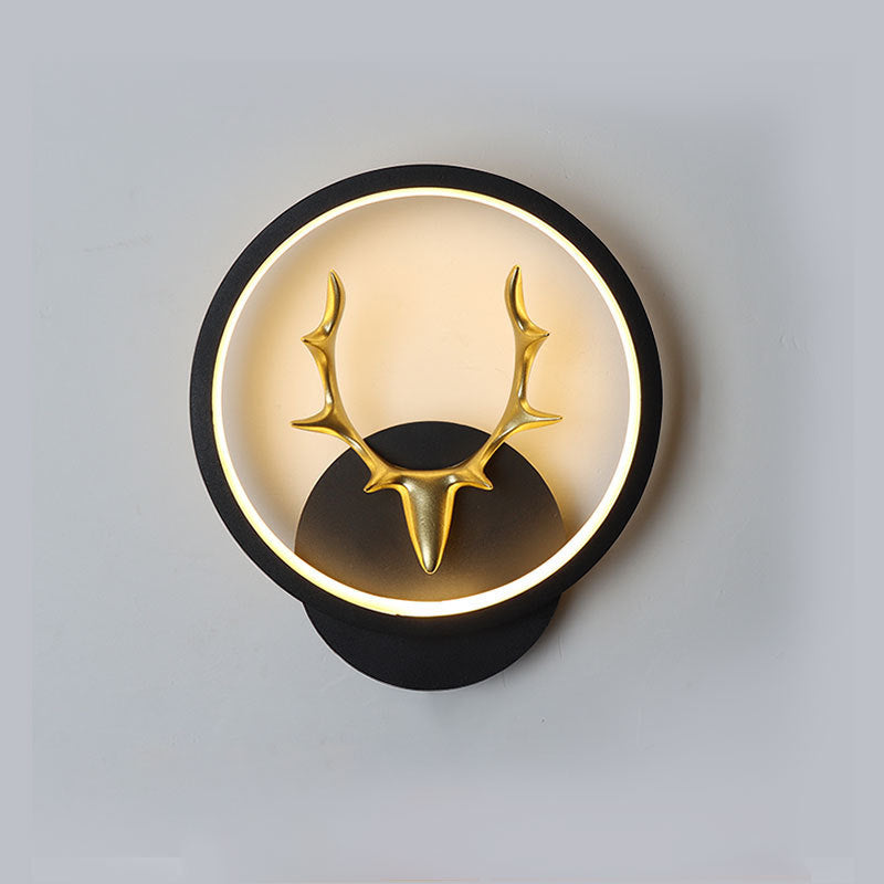 Deer Antler Wall Lamp