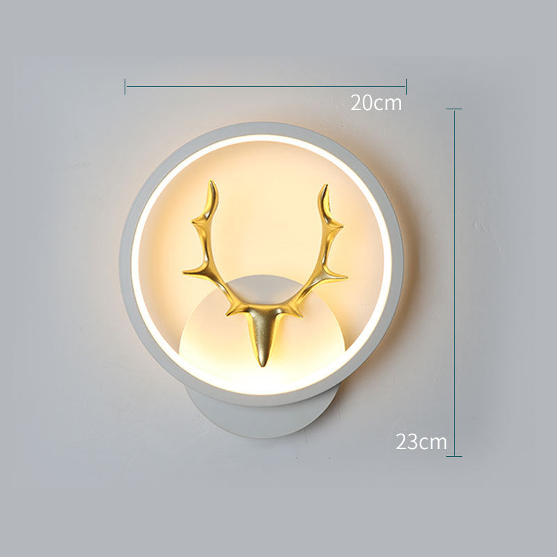 Deer Antler Wall Lamp