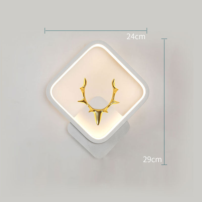 Deer Antler Wall Lamp